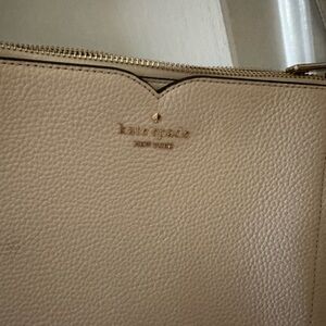 Kate Spade Beige Leather Clutch
